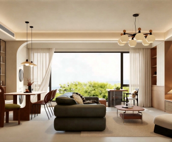 Modern A Living Room-ID:362124923