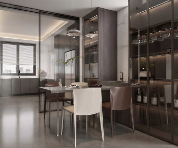 Modern Dining Room-ID:498835091