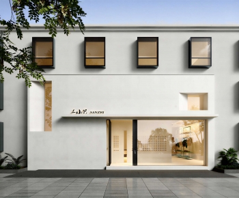 Modern Facade Element-ID:494324929