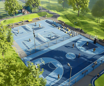 Modern Architectural Bird's-eye View Planning-ID:245518927