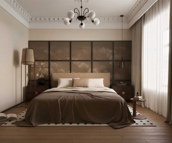 French Style Bedroom-ID:875148061