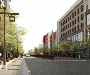Modern Commercial Street-ID:295519111