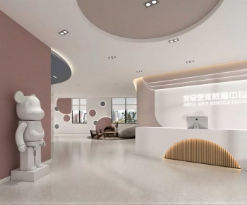 Modern Office Reception Desk-ID:425508027