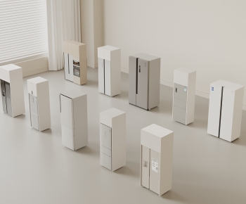 Modern Refrigerator Freezer-ID:580477003