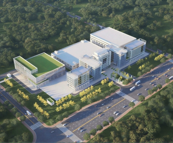 Modern Architectural Bird's-eye View Planning-ID:854871038