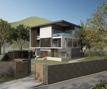 Modern Courtyard/landscape-ID:277885911
