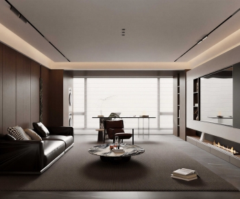 Modern A Living Room-ID:657263047