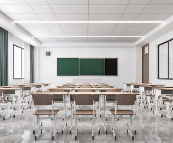 Modern School Classrooms-ID:720415123