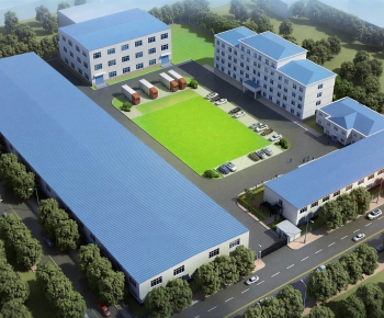 Modern Architectural Bird's-eye View Planning-ID:983387956
