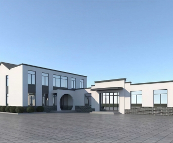 New Chinese Style Public Building-ID:224850891