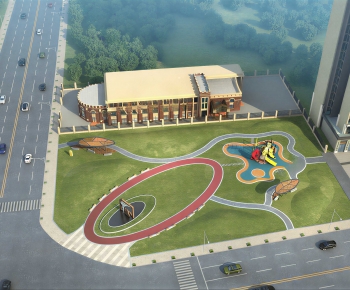 Modern Architectural Bird's-eye View Planning-ID:785895113