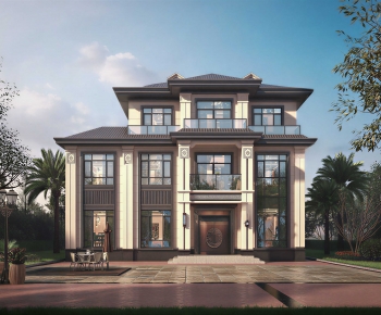 New Chinese Style Detached Villa-ID:450304994