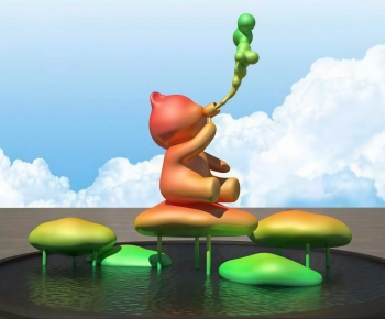 Modern Sculpture Sketch-ID:911494974