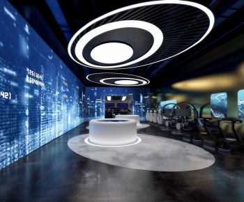 Modern Exhibition Hall-ID:209433085