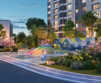 Modern Park Landscape-ID:569374082