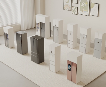 Modern Refrigerator Freezer-ID:528328908