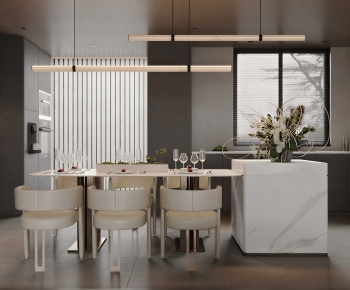 Modern Dining Table And Chairs-ID:727823023