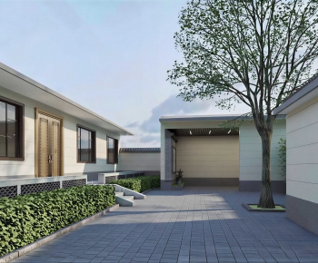 Modern Courtyard/landscape-ID:347803122