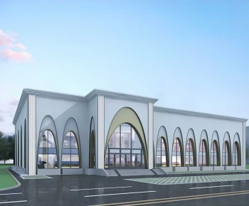 Modern Appearance Of Commercial Building-ID:428102028