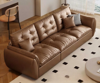 Modern Three-seat Sofa-ID:653251891