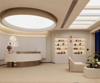 Modern Office Reception Desk-ID:776992088