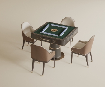 Modern Mahjong Tables And Chairs-ID:436024909