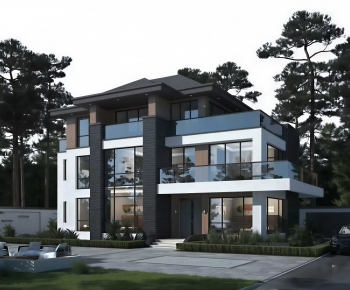 New Chinese Style Detached Villa-ID:687227962