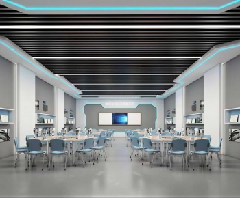 Modern School Classrooms-ID:810470108