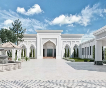 European Style Appearance Of Commercial Building-ID:707670937