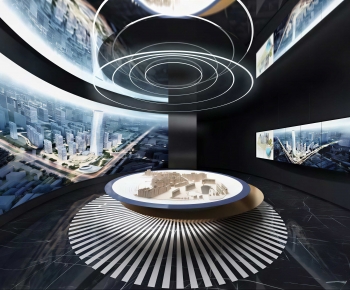 Modern Exhibition Hall-ID:411705975