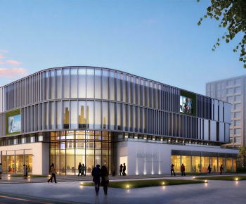 Modern Building Appearance-ID:406892066