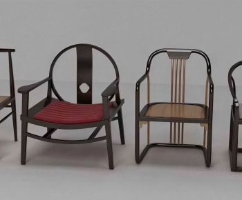 New Chinese Style Lounge Chair-ID:695542104