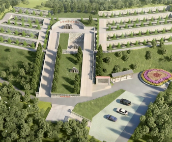 Modern Architectural Bird's-eye View Planning-ID:923450951