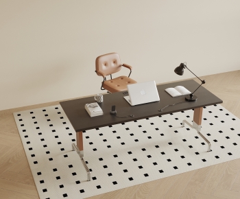 Modern Computer Desk And Chair-ID:927742007
