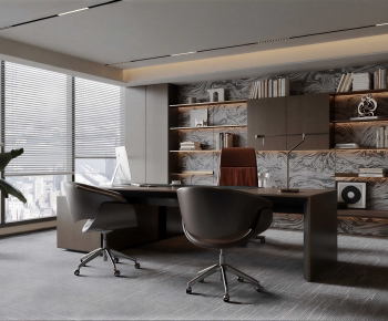Modern Manager's Office-ID:206038005