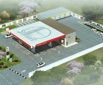 Modern Architectural Bird's-eye View Planning-ID:268521075