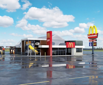 Modern Gas Station-ID:319888114