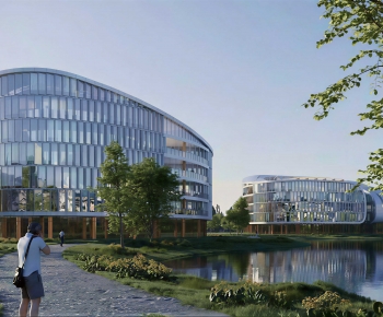 Modern Building Appearance-ID:106620836