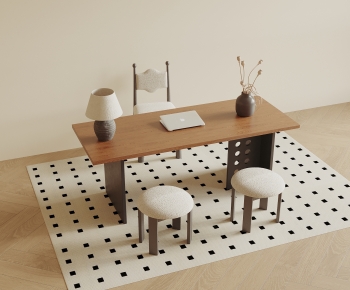 Modern Computer Desk And Chair-ID:185439118