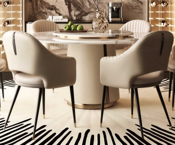 Modern Dining Table And Chairs-ID:602977994