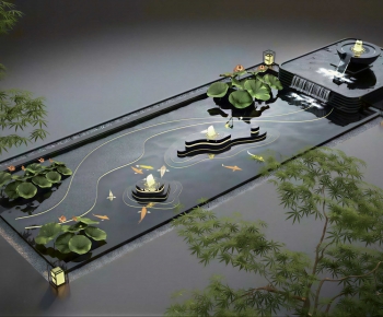 Modern Rockery Waterscape-ID:941301118