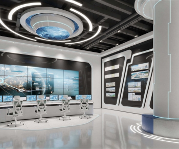 Modern Exhibition Hall-ID:576823952