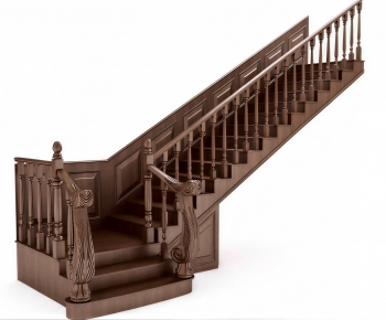 Simple European Style Staircase-ID:784991033
