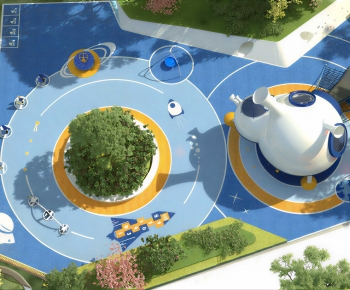 Modern Park Landscape-ID:802009115