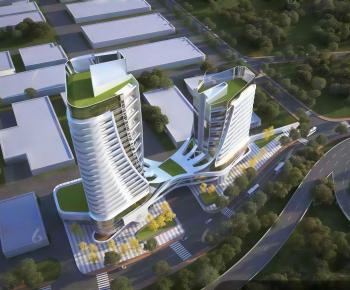 Modern Residential Building-ID:610467917