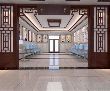 New Chinese Style Hospital Hall-ID:717241059