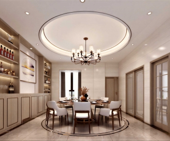 New Chinese Style Dining Room-ID:328550109