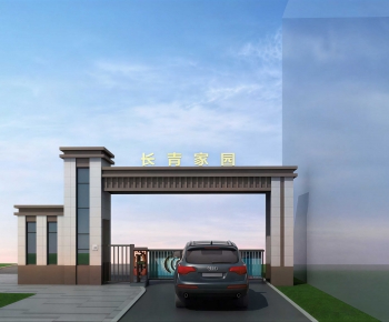 Modern Facade Element-ID:489314086