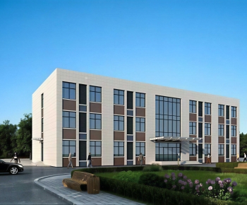 Modern Appearance Of Commercial Building-ID:819750071