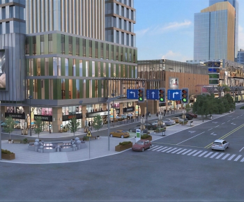 Modern Appearance Of Commercial Building-ID:752821075
